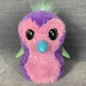 Hatchimals Purple & Pink Interactive Toy Penguala  Tested  Moving Talking Bird